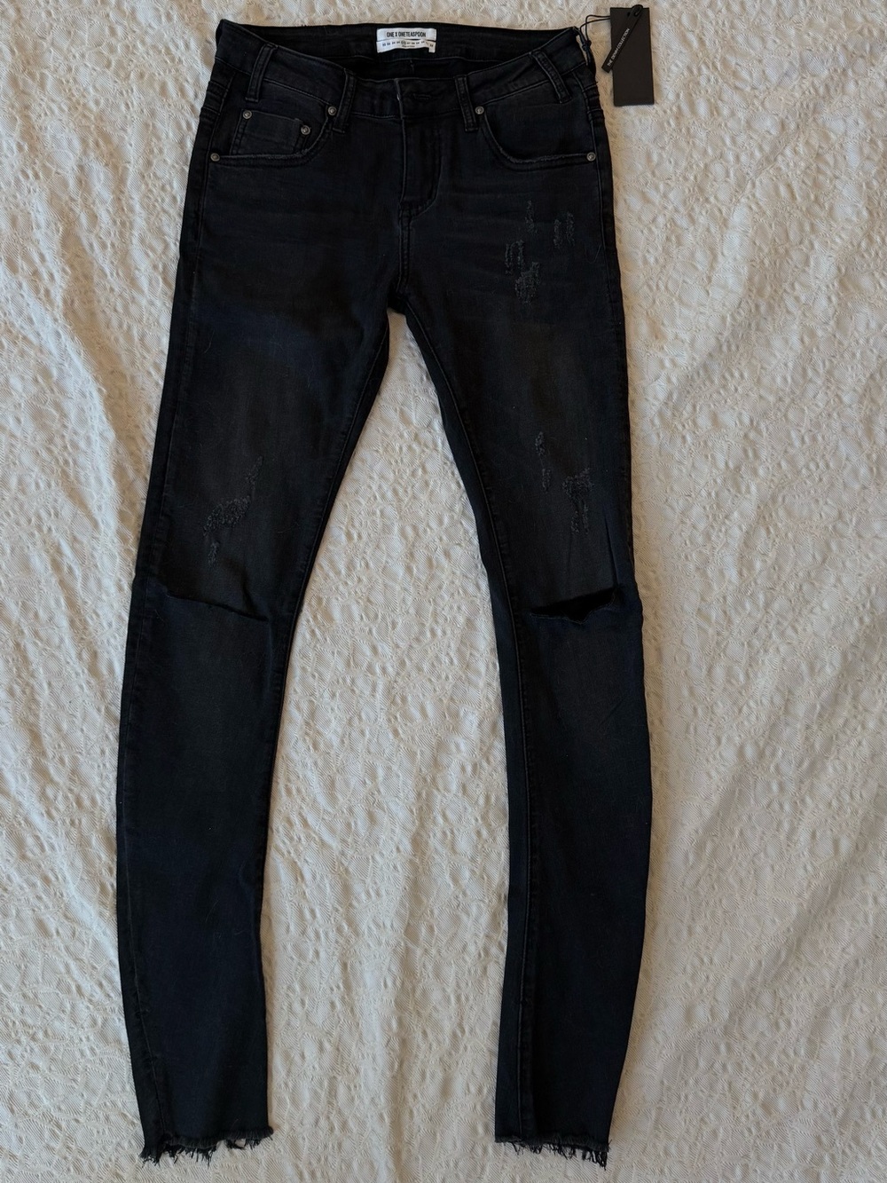 One Teaspoon Black Skinny Jeans